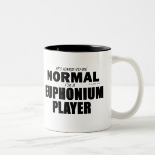 Normaler Euphonium-Spieler Zweifarbige Tasse