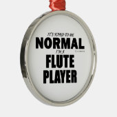 Normaler Flute Player Ornament Aus Metall (Rechts)
