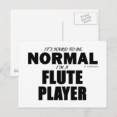 Normaler Flute Player Postkarte (Vorne/Hinten)