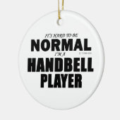 Normaler Handbell-Player Keramik Ornament (Links)