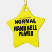 Normaler Handbell Player Keramik Ornament (Links)