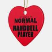 Normaler Handbell Player Keramik Ornament (Links)