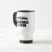 Normaler Handbell Player Travel Mug Reisebecher (Vorderseite Links)