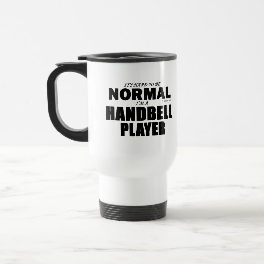 Normaler Handbell Player Travel Mug Reisebecher (Links)