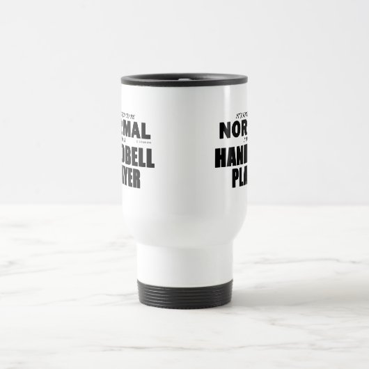 Normaler Handbell Player Travel Mug Reisebecher (Mittel)