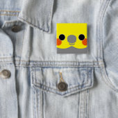 Normaler männlicher Cockatiel Button (Beispiel)
