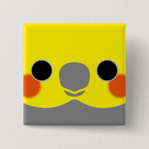 Normaler männlicher Cockatiel Button