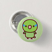 Normaler männlicher Pazifik-Sperlingspapagei Button (Vorne & Hinten)