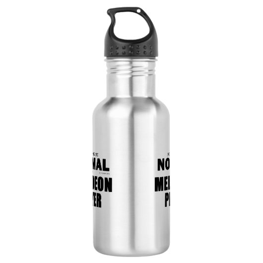 Normaler Melodeon Player Edelstahlflasche (Rückseite)