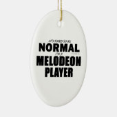 Normaler Melodeon Player Keramikornament (Rechts)