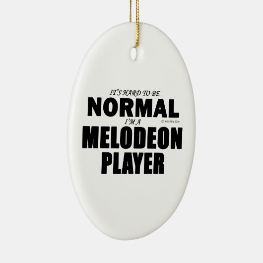 Normaler Melodeon Player Keramikornament (Rechts)