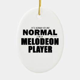 Normaler Melodeon Player Keramikornament