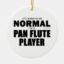 Normaler Pan Flute Player Keramik Ornament