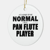 Normaler Pan Flute Player Keramik Ornament (Links)