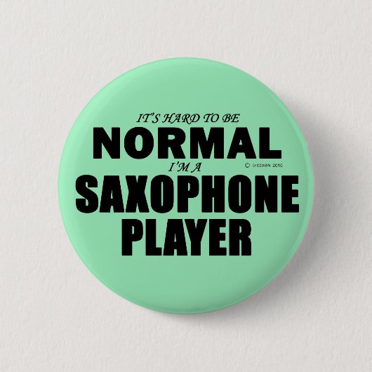 Normaler Saxophon Player Button (Vorderseite)