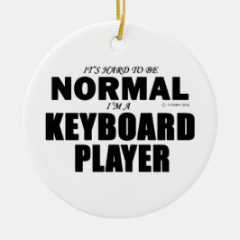 Normaler Tastatur-Player Keramikornament