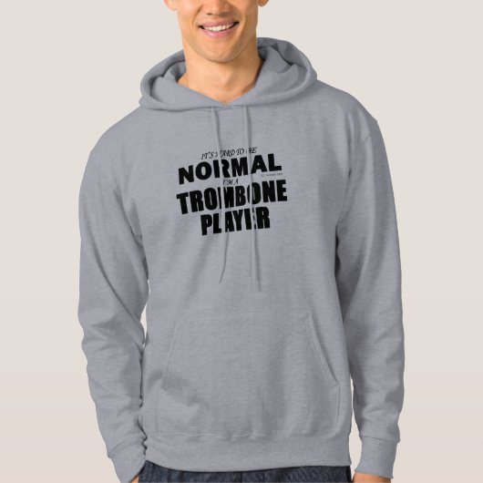Normaler Trombone-Player Hoodie (Vorderseite)