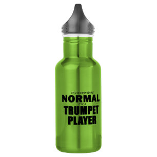 Normaler Trumpet-Player Edelstahlflasche
