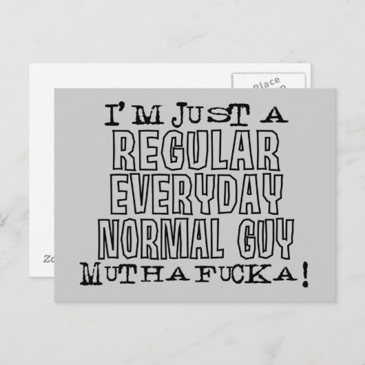 Normaler Typ Postkarte (Vorne/Hinten)