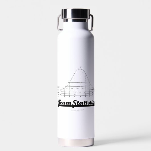 Normaler Vertrieb von Teamstatistiken Trinkflasche (Vorne)