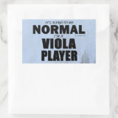 Normaler Viola Player Rechteckkantsticker Rechteckiger Aufkleber (Tasche)