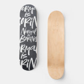 Normalerweise ist das langweilige Briefing Street Skateboard (Vorderseite)