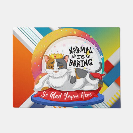 Normalerweise ist langweiliges Doormat Fußmatte (Vorderseite)