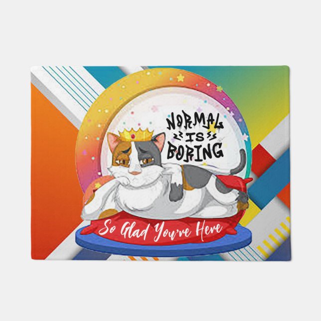 Normalerweise ist langweiliges Doormat Fußmatte (Vorderseite)