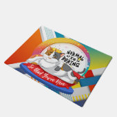 Normalerweise ist langweiliges Doormat Fußmatte (Schrägansicht)