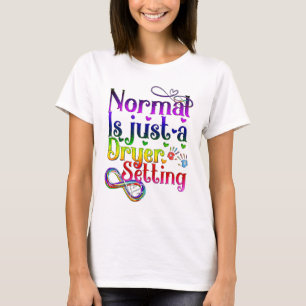 Normalerweise ist nur eine trockene Einstellung T-Shirt
