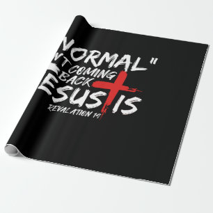 Normalerweise kommt es nicht zurück, aber Jesus is Geschenkpapier