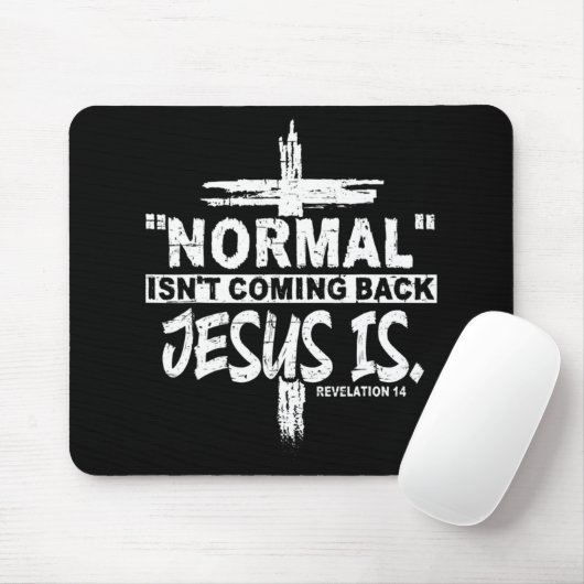 Normalerweise kommt es nicht zurück, aber Jesus is Mousepad (Mit Mouse)