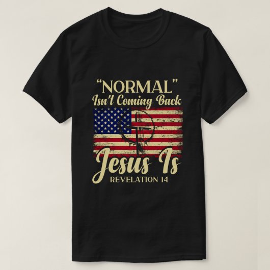 Normalerweise kommt es nicht zurück, aber Jesus is T-Shirt (Design vorne)