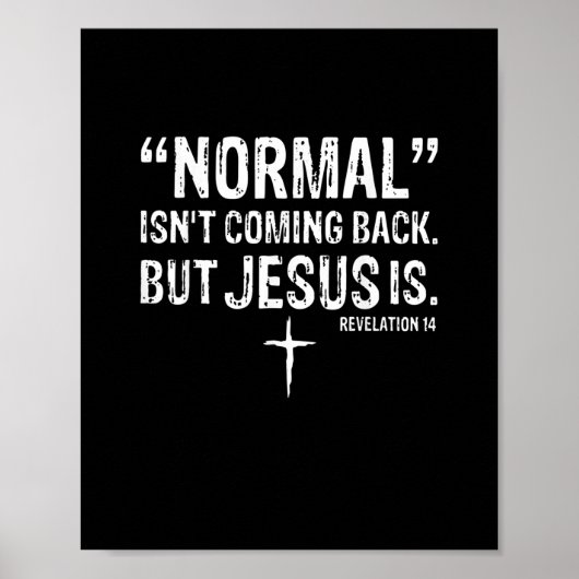 Normalerweise kommt Jesus nicht zurück Poster (Vorne)