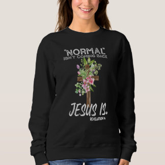 Normalerweise kommt Jesus nicht zurück, seine Offe Sweatshirt