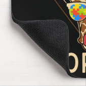 Normalerweise langweilig Autismus Bewusstsein Gira Mousepad (Ecke)