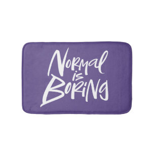 Normalerweise langweilig Buchstaben Ultra-Violet L Badematte