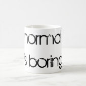 Normalerweise langweilig kaffeetasse (Mittel)