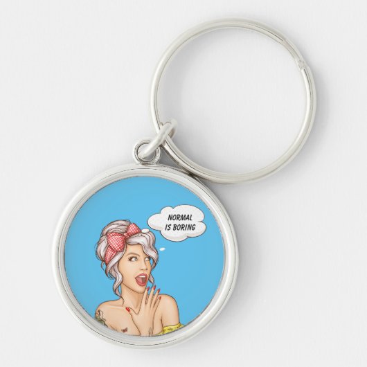 Normalerweise langweilig schlüsselanhänger (Vorne)