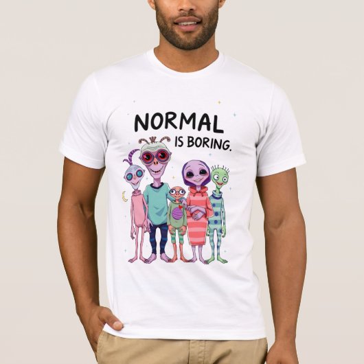 Normalerweise langweilig T-Shirt (Vorderseite)