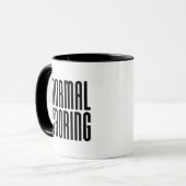 Normalerweise langweilig tasse (Vorderseite Links)