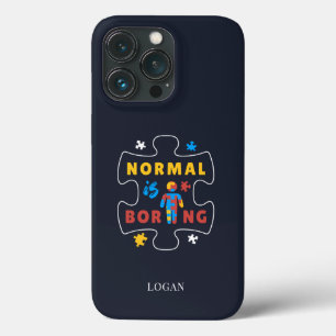 Normalerweise sind langweilige Autismus-Bewusstsei Case-Mate iPhone Hülle