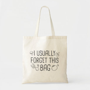 Normalerweise vergesse ich diese Tasche