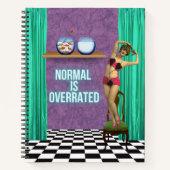 Normalerweise wird Funky & Fun Altered Art Sketch Notizblock (Vorderseite)