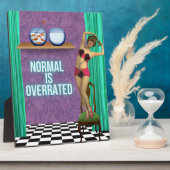 Normalerweise wird Funky & Fun Altered Art überbew Fotoplatte (Seite)