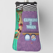 Normalerweise wird Funky & Fun Altered Art überbew Golf Headcover (Rotieren 90)