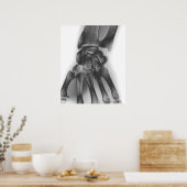 Normales Handgelenk, Röntgenaufnahme Poster (Küche)