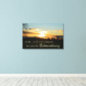Normales Leben Momente Canvas Print Leinwanddruck (Insitu (Holzboden))