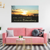 Normales Leben Momente Canvas Print Leinwanddruck (Insitu (Wohnzimmer))