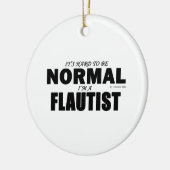 Normalflutist Keramikornament (Links)